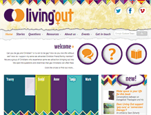 Tablet Screenshot of livingout.org